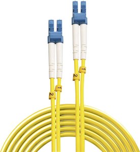 Kabel światłowodowy LINDY LINDY LWL-Duplexkabel LC/LC OS2 15m 47455, złącze męskie LC, złącze męskie LC, 15.00 m