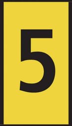 Oznacznik kablowy HellermannTyton WIC0-5-PA66-YE 561-00654, 200 szt.