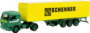 Model ciężarówki Herpa 310949 H0 Mercedes Benz Naczepa skrzyniowa S &quot,Schenker&quot,