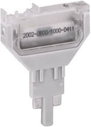 szer. 5,2 mm 2-bieg., szara WAGO 2002-800 pusty wtyk