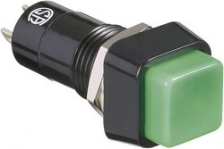 Przycisk TRU COMPONENTS TC-R13-23A-05GN 1587864, 12.2 mm, 250 V/AC, 1.5 A, 1 szt.