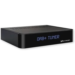 Tuner radiowy Vistron Youtune 1 DAB+, cyfrowy adapter radia DAB (wieża Hi-Fi + rozszerzenie amplitunera AV), radio FM/UKW, radio cyfrowe Odbiornik radiowy cyfrowy Vistron Youtune 1 czarny