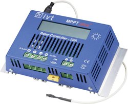 Solarny regulator ładowania IVT MPPTplus 20A MPPT 12 V, 24 V 20 A