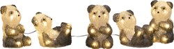 Figurka akrylowa Konstsmide 6234-103 Pandy ciepła biel biały