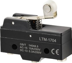 Mikroprzełącznik TRU COMPONENTS TC-9201368, 1 zestyk przełączny, 1 x wł/(wł), 250 V/AC, 15 A, 1 szt.