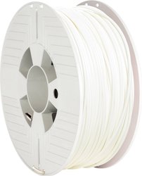 Filament do drukarek 3D ABS Verbatim 55034, Średnica filamentu: 2.85 mm, 1000 g, biały