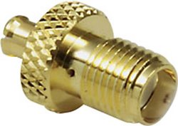 Adapter MCX BKL Electronic 0416314 złącze męskie MCX - złącze żeńskie SMA  1 szt.