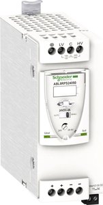 Taktowane zasilanie uniwersalny, do dużych obciążeń, napięcie zmienne 100-500 VAC, 1-2 P, 24 VDC, 5 A, 120 W Zasilacz na szynę DIN Schneider Electric ABL8RPS24050 ABL8RPS24050   5 A