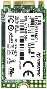 Dysk wewnętrzny SSD SATA M.2 2242 64 GB Transcend MTS552T-I SATA 6 Gb/s Produkt nowy