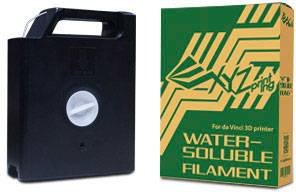Filament do drukarek 3D PVA XYZprinting RFPVAXEU00D, Średnica filamentu: 1.75 mm, 600 g, przeźroczysty