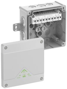 Skrzynka przyłączeniowa Spelsberg Abox 060 AB-6², IP66, (D x S x W) 127 x 127 x 70 mm, szary, 1 szt.