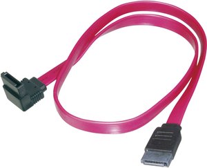 Kabel do dysku twardego SATA Digitus AK-400104-005-R, [1x złącze żeńskie SATA 7-pin - 1x złącze żeńskie SATA 7-pin], 0.50 m