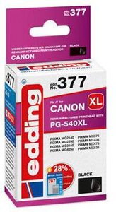 Edding Tusz Zamiennik Canon PG-540 XL Czarny  atrament Edding EDD-377 18-377, 1 szt.