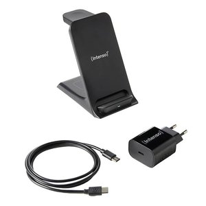 Ładowarka indukcyjna Intenso BS13 black 3in1 7410621, USB-C®
