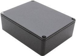 Obudowa uniwersalna Hammond Electronics 1590BB2BK, (D x S x W) 119 x 94 x 38 mm, odlew aluminiowy, 1 szt.