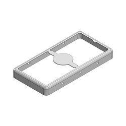 38,5 x 19,5 x 3,8 mm Dwuczęściowa, ciągniona bezszwowo osłona RF/ramka osłony EMI (CRS) Ekranowa rama osłonowa Masach TECH EMI/RFI-Abschirmung MS385-10F, 1 szt.