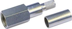Złącze FME Telegärtner J01700A0010 J01700A0010 złącze męskie proste 50 Ω 1 szt.