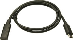 Kabel USB Cliff, Złącze żeńskie USB-C®, Złącze męskie USB-C®, 0.75 m