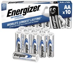 Baterie AA Energizer Ultimate FR6 E301535501, 1.5 V, litowe, 10 szt.