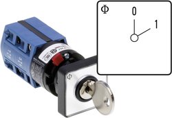 Przełącznik kluczykowy Kraus & Naimer CG4 A200-600 FS2 V750D/2H, 10 A, IP66