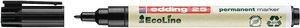 edding 25 EcoLine marker permanentny - przyszłość należy do recyklingu Marker permanentny Edding e-25 EcoLine