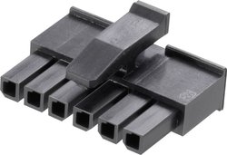 Wtyczka miniaturowa TE Connectivity Universal-Mate-N-Lok 1445022-2, RM 3.0 mm, 1x2-pin