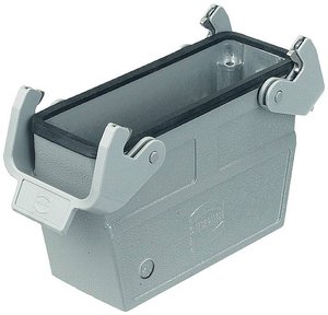 Obudowa złącza żeńskiego przemysłowego Harting 19 30 024 0738, odlew aluminium, 1 szt.