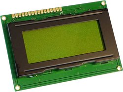 Wyświetlacz LCD Display Elektronik DEM16481SYH-LY  żółto-zielony 16 x 4 Pixel (S x W x G) 87 x 60 x 10.6 mm