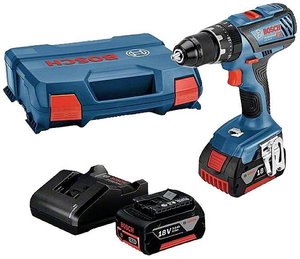 Bosch Professional GSB 18V 28  -Wkrętarka udarowa akumulatorowa  zaw. 2 akumulatory, zaw. ładowarkę