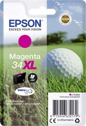 Epson atrament T3473, 34XL tusz oryginalny  Magenta C13T34734010