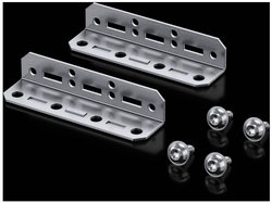 Wspornik do podstawy VX, do blachy stalowej, do paneli cokołowych H: 100 / 200 mm  Zestaw mocujący Rittal 8660400 8660.400 1 szt.