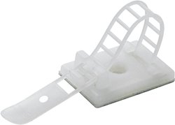 Gniazdo montażowe do opasek kablowych Conrad Components WCT-85 540694 Gniazdo montażowe TRU COMPONENTS WCT-85 540694, 22 mm (max), 1 szt.