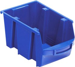 Skrzynka magazynowa VISO SPACY3B (S x W x G) 150 x 126 x 235 mm niebieski 1 szt.
