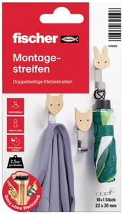 Podkładki klejące dwustronne Fischer  545956    19 szt.