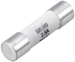 VOLTCRAFT VC 200er Fuse Bezpiecznik do multimetru (Ø x D) 5 mm x 20 mm 2.5 A 700 V/AC, 500 V/DC szybki -F- Zawartość 1 szt.