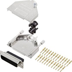 Zestaw listew męskich D-Sub encitech DTZK25-DBCP-K 6355-0050-03, styki: 25, 180 °, 1 szt.