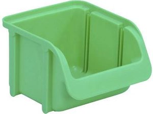 Skrzynka magazynowa Hünersdorff  671400  (S x W x G) 115 x 100 x 75 mm zielony 1 szt.