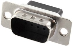 Listwa męska D-Sub econ connect ST9CR, rzędy: 2, styki: 9, 180 °, 1 szt.