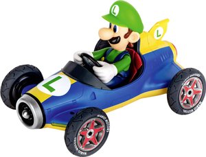 Samochód RC dla początkujących Carrera RC Mario Kart Mach 8, Luigi, 1:18, Elektryczny