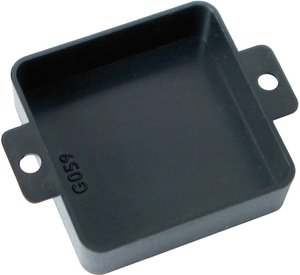 Obudowa modułowa Kemo, tworzywo sztuczne, czarny, (D x S x W) 40 x 40 x 12 mm, 1 szt.