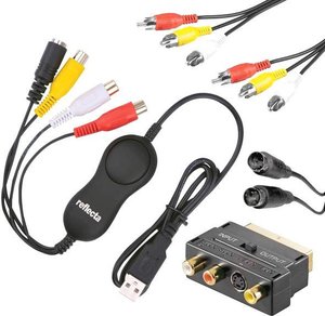 Video grabber Reflecta Video Capture Set USB  zawiera oprogramowanie do edycji video