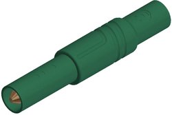 Złącze bananowe SKS Hirschmann LAS S G  ziel.