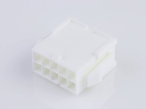 Obudowa złącza pin żeńskiego na kabel Molex MOL Power & Signal Sol. 39012106, piny: 10, 13 A, 1 szt.