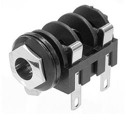Złącze męskie jack 6,35 mm Neutrik NMJ2HC-S, złącze żeńskie do wbudowania poziomego, 1 szt.
