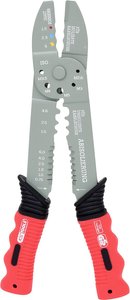 Wielofunkcyjne szczypce do zaciskania końcówek kablowych izolowanych i nieizolowanych, 220mm Zaciskarka KS Tools 115.1231 1151231, 0.75 do 6 mm²