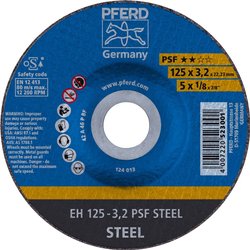 Tarcza tnąca wygięta PFERD PSF STEEL 61720226 125 mm 25 szt.