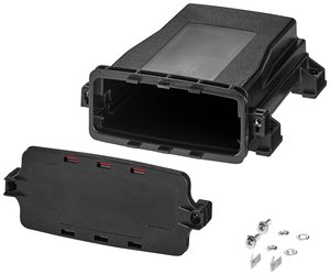Obudowa elektroniki Phoenix Contact ECS-KIT-122X169-S-UV-9005 1311020, (S x W x G) 163.8 x 179.8 x 62.1 mm, poliwęglan, 1 szt.