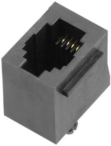 Złącze męskie RJ encitech RJJU-44-122-E1V-047 3251-0027-02, RJ10, CAT 3, piny:4P4C, 1 szt.