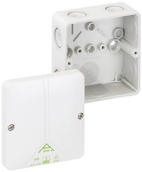Puszka instalacyjna Spelsberg Abox-i 040-leer, IP65, (D x S x W) 93 x 93 x 55 mm, szary, 1 szt.
