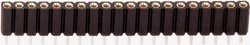 TRU COMPONENTS 1580929 Listwa złączy żeńskich (precyzyjna) 1 szt.